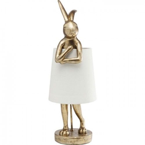 RABBIT Lámpara de mesa conejo dorado
