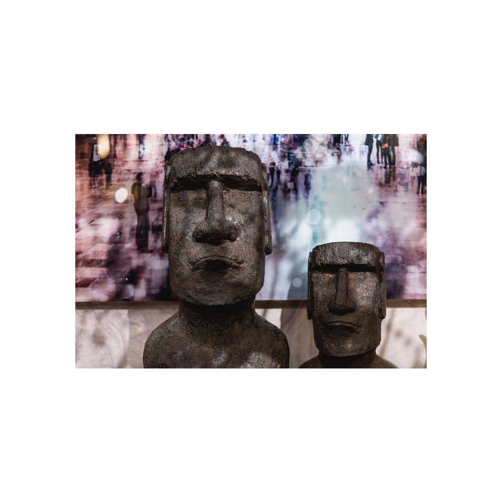 Statue buste déco Moaï Easter Island 80 cm