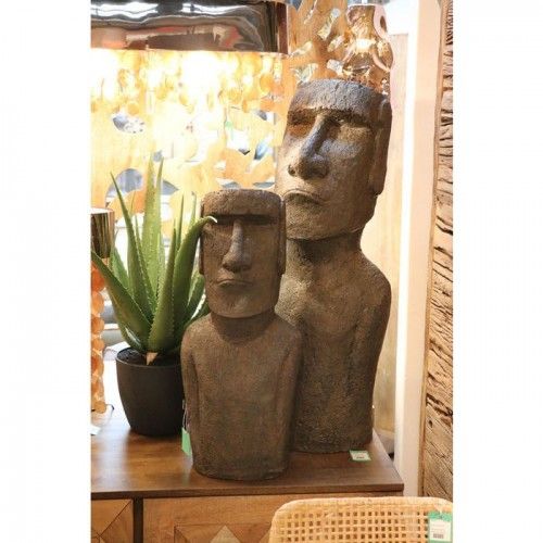 Statue Bust Deco Moïa Easter Island 80 cm