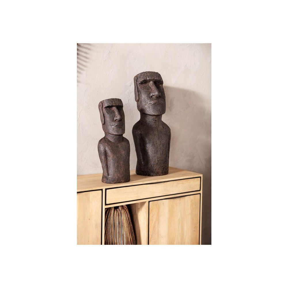 Statue Bust Deco Moïa Easter Island 80 cm