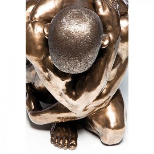 Männliche Statue Hug Nude Bronze