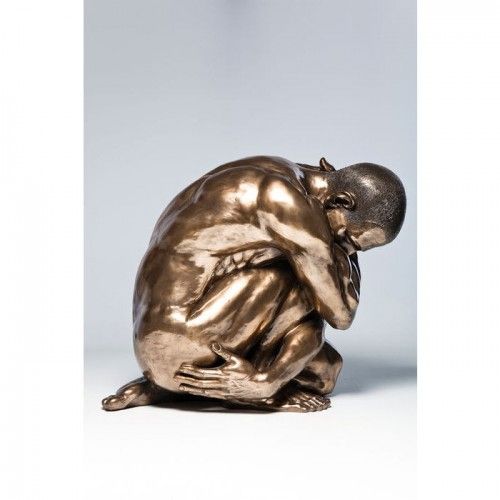 Männliche Statue Hug Nude Bronze