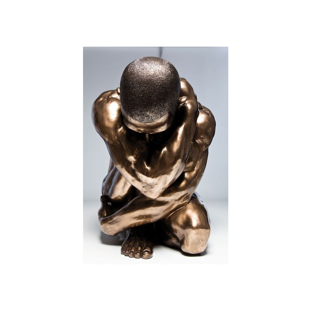 Männliche Statue Hug Nude Bronze