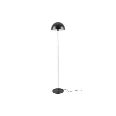 Black metal floor lamp