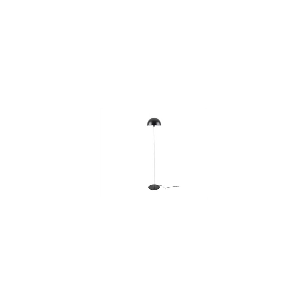 Black metal floor lamp