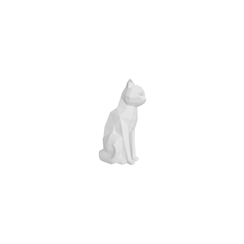 ORIGAMI große weiße Fuchsstatue