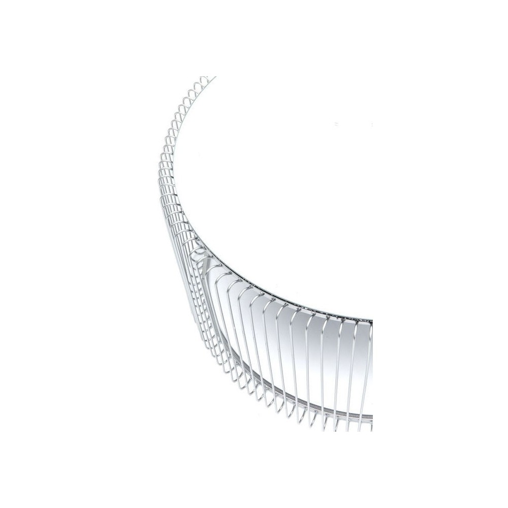 Set di 2 tavolini argento e specchio Wire