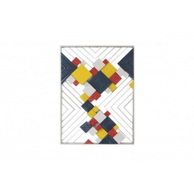 Quadro Quadrado Linhas Artes Artes