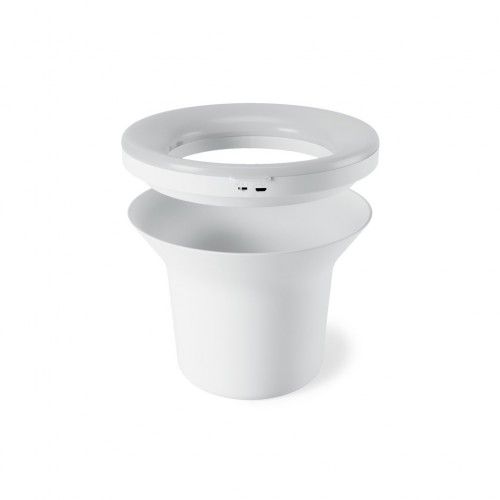 Macetero luminoso blanco ORA