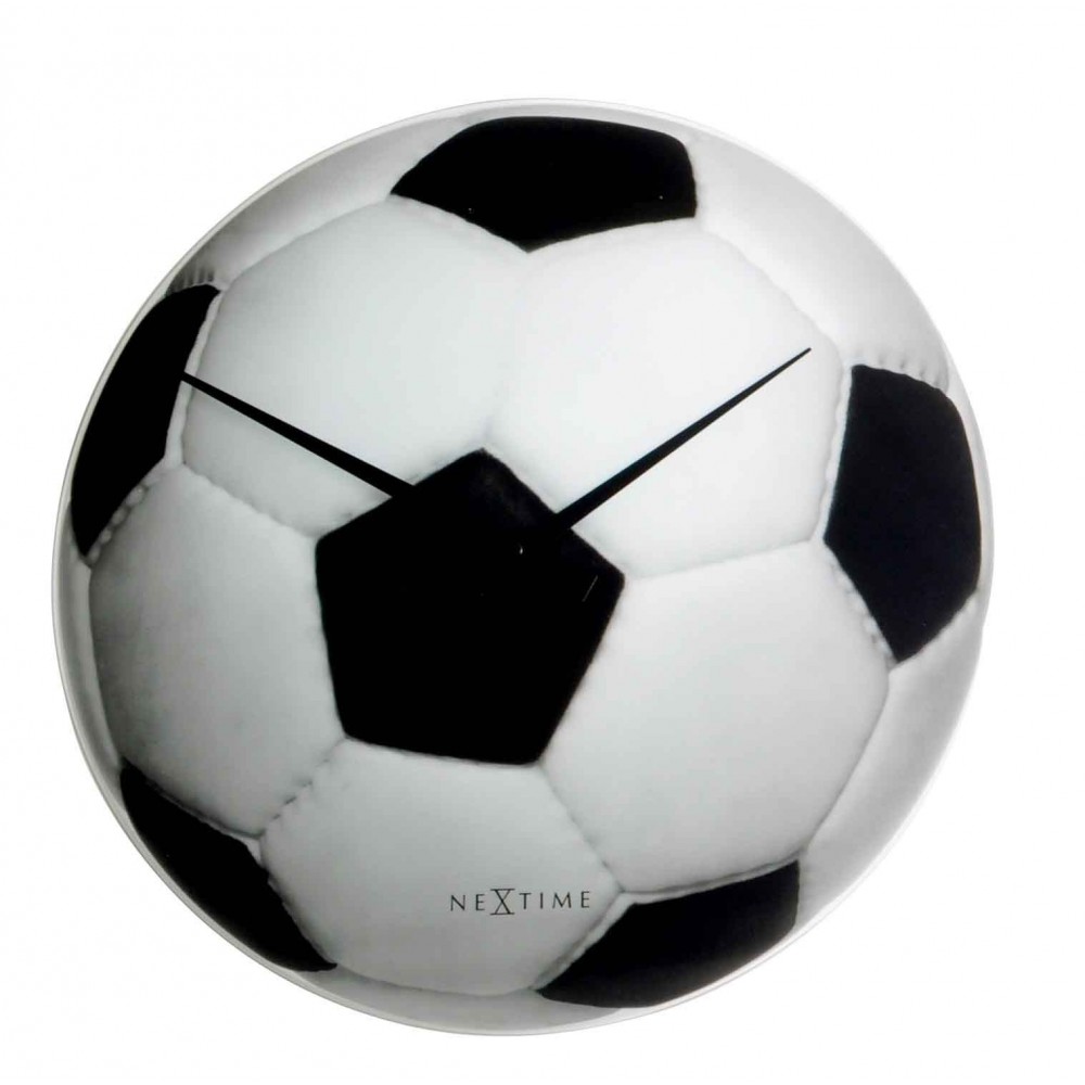 Relógio de balão de futebol