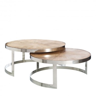 Set of 3 ABISKO round tables