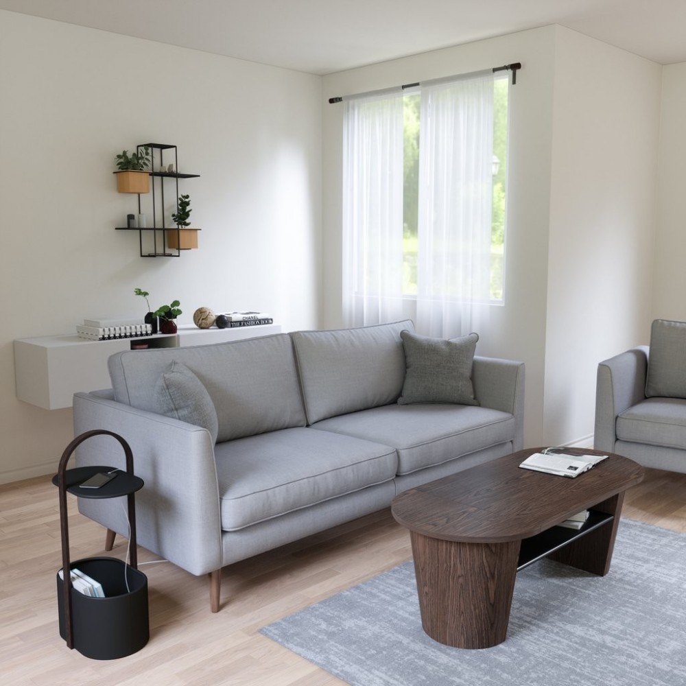Table basse bois courbé WOODROW