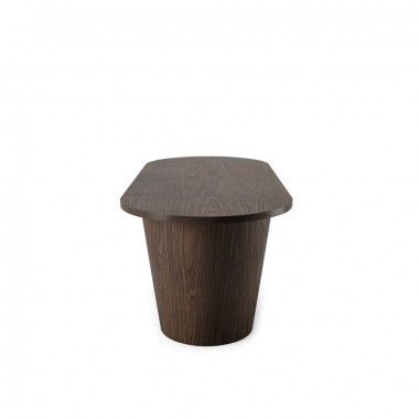 Mesa de café curvo madeira WOODROW