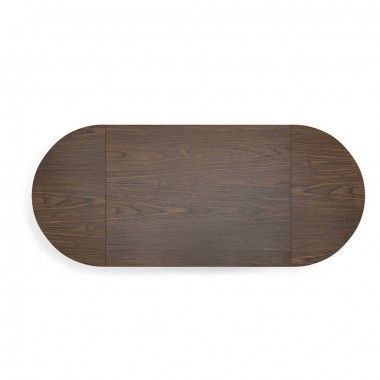 Coffee table curved wood WOODROW