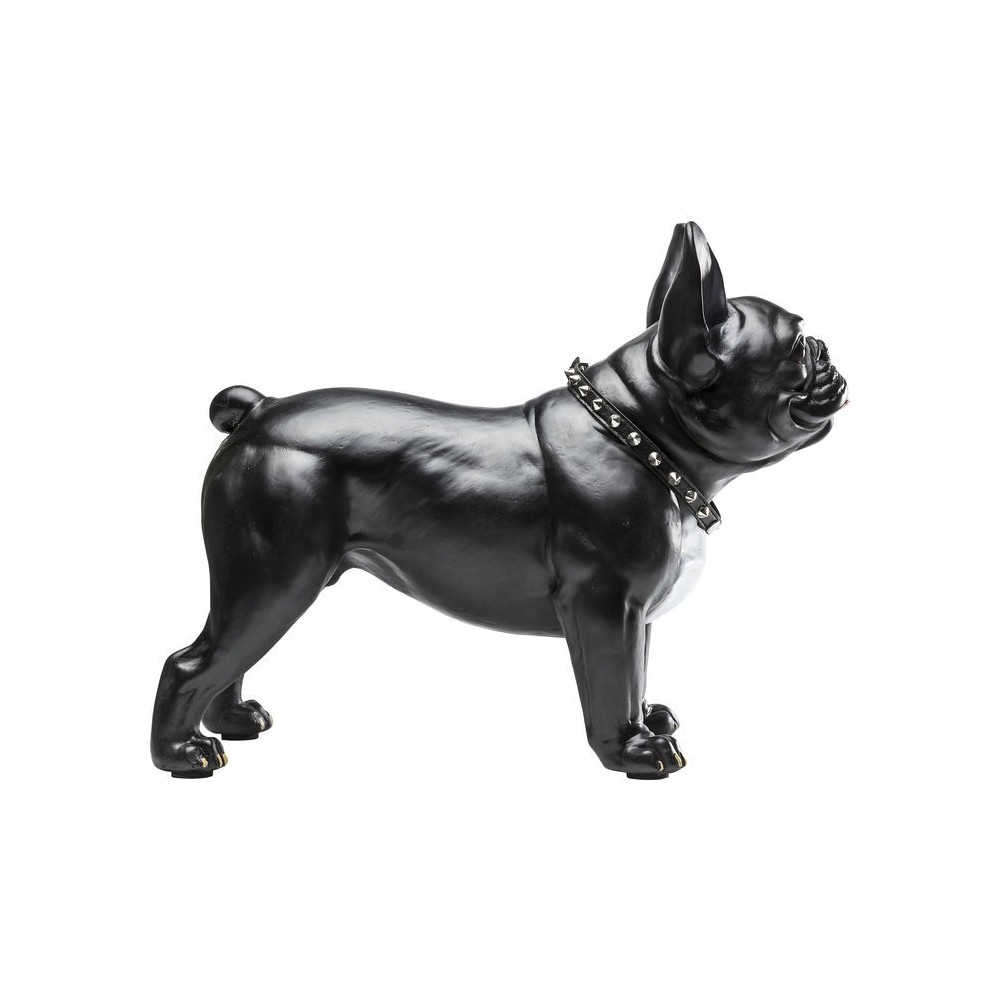 Chien bouledogue noir EMOTION