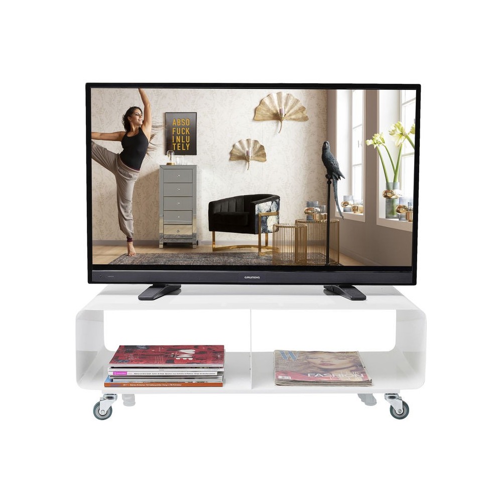 TV-Design 2 Türen lackiert weiß Arc