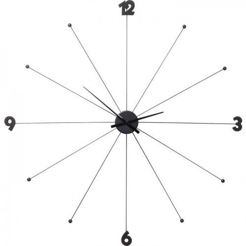 Relógio de parede UMBRELLA preto 100 cm KARE Design — vista frontal