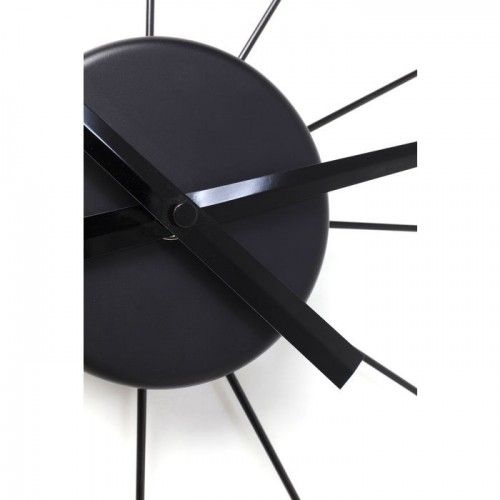 Orologio da parete UMBRELLA nero 100 cm KARE Design — dettaglio del centro nero