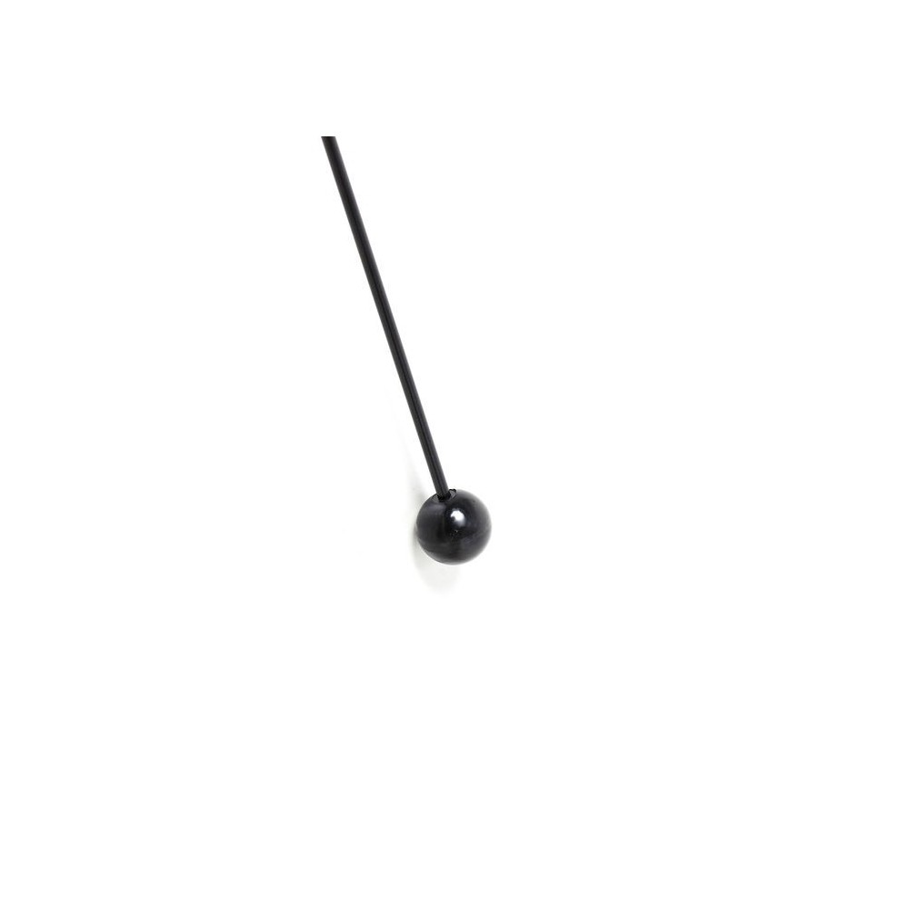 Reloj de pared adhesivo negro STICK TACK