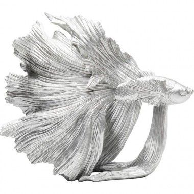Estatueta de peixe de ouro de peixe betta