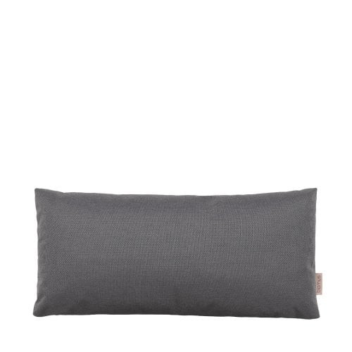 Rectangular outdoor cushion STAY charcoal grey Blomus — front view