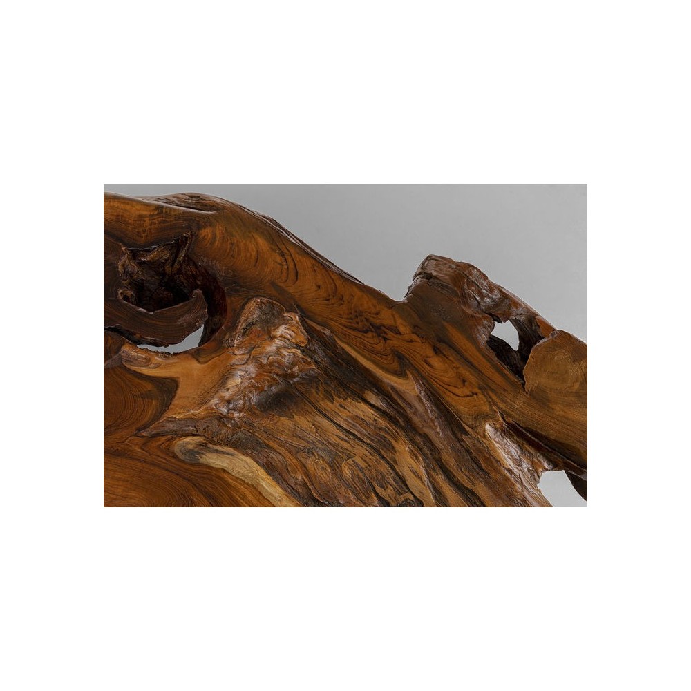 Table d'appoint plateau marbre vert et pieds or PIEDRA