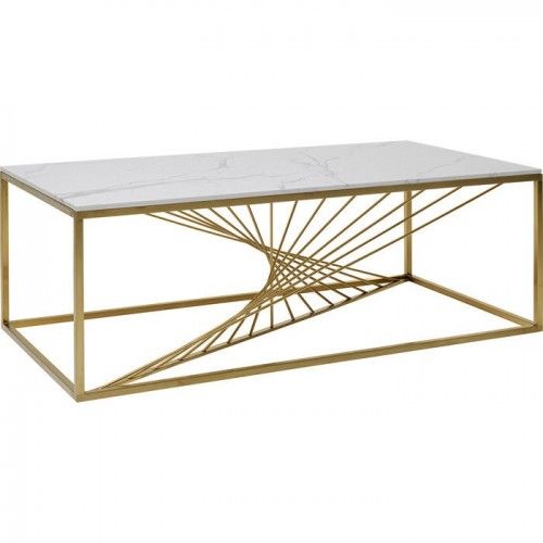 Metal de vidro de mesa e laser ouro