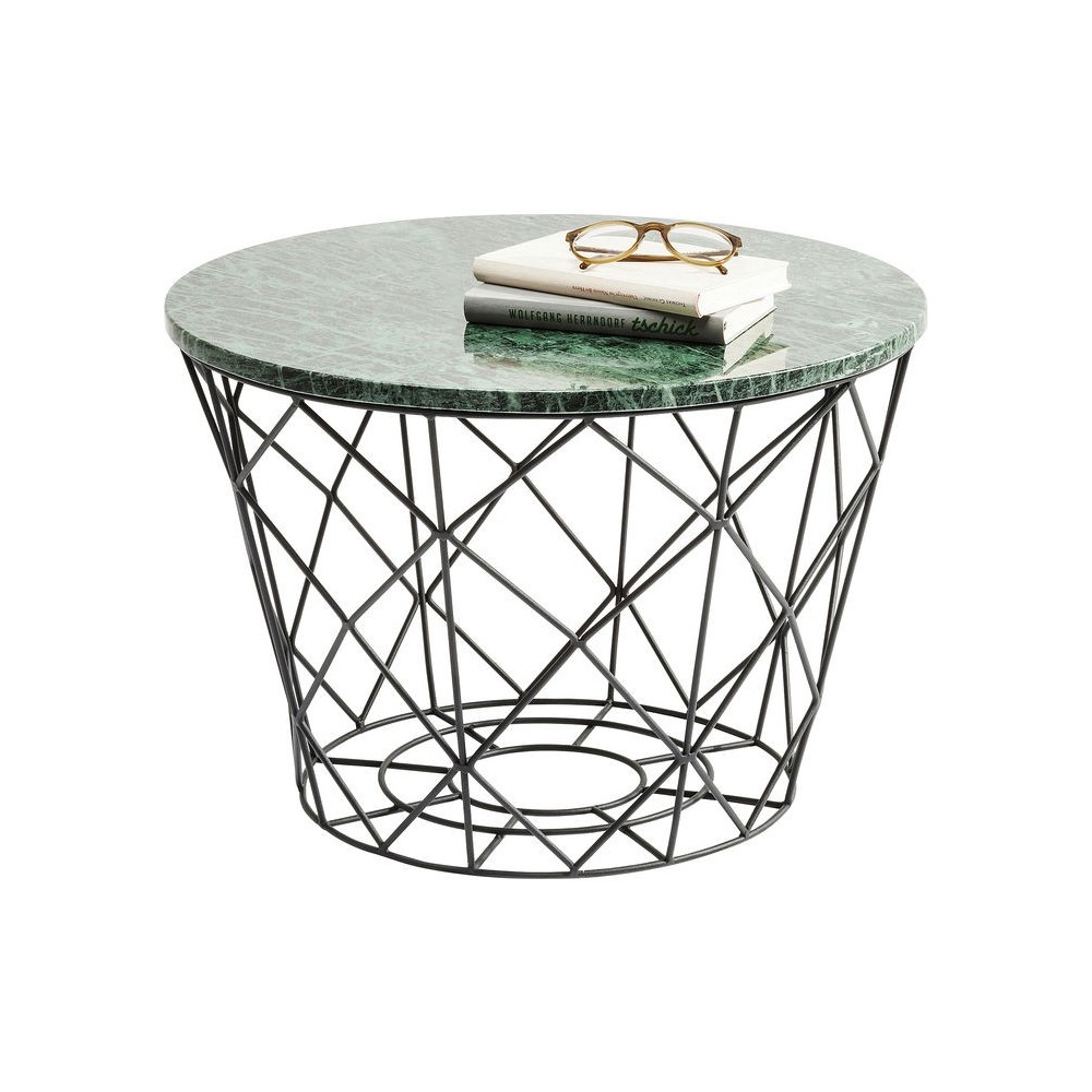 Set di tre banchetti multicolori in acciaio La Costa Wire