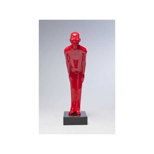 Deco Statue Willkommen Gast Red PM