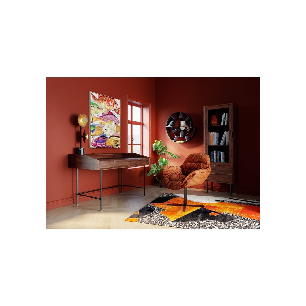 Etagère murale Snail argenté-gris