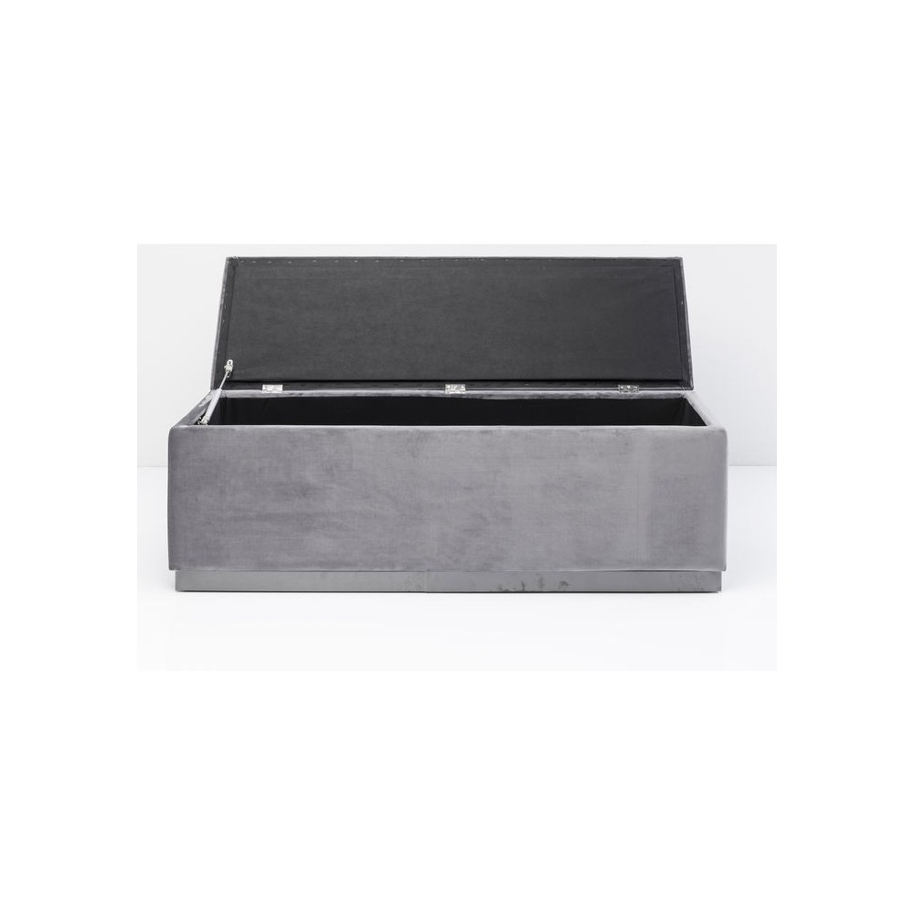 Banco de tela de colores con caja de almacenamiento