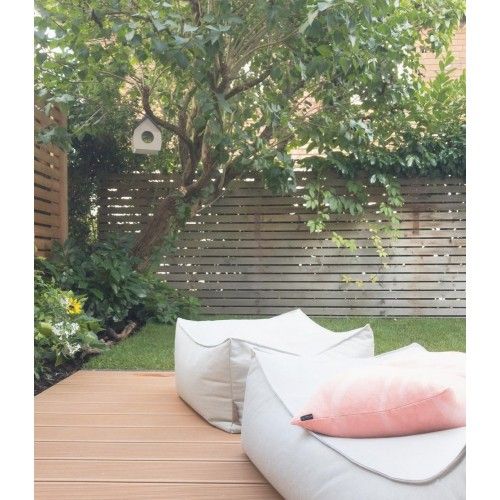 Pouf außen hellgrau STAY