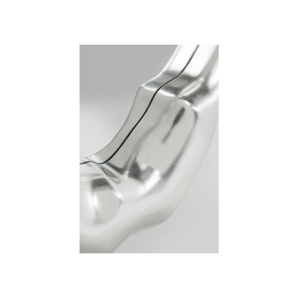 DROPS oval aluminum design mirror