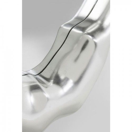 Miroir design oval aluminium DROPS
