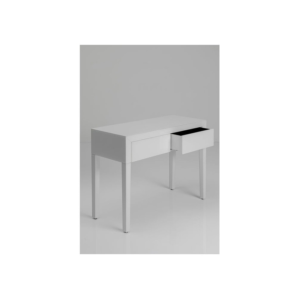 Consolle LUXURY in vetro specchiato colorato grigio