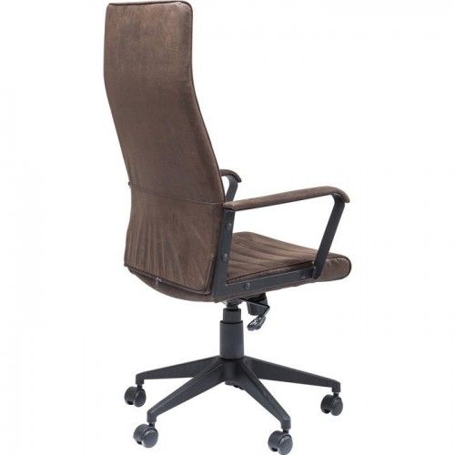 Chaise de bureau noir haut dossier LABORA