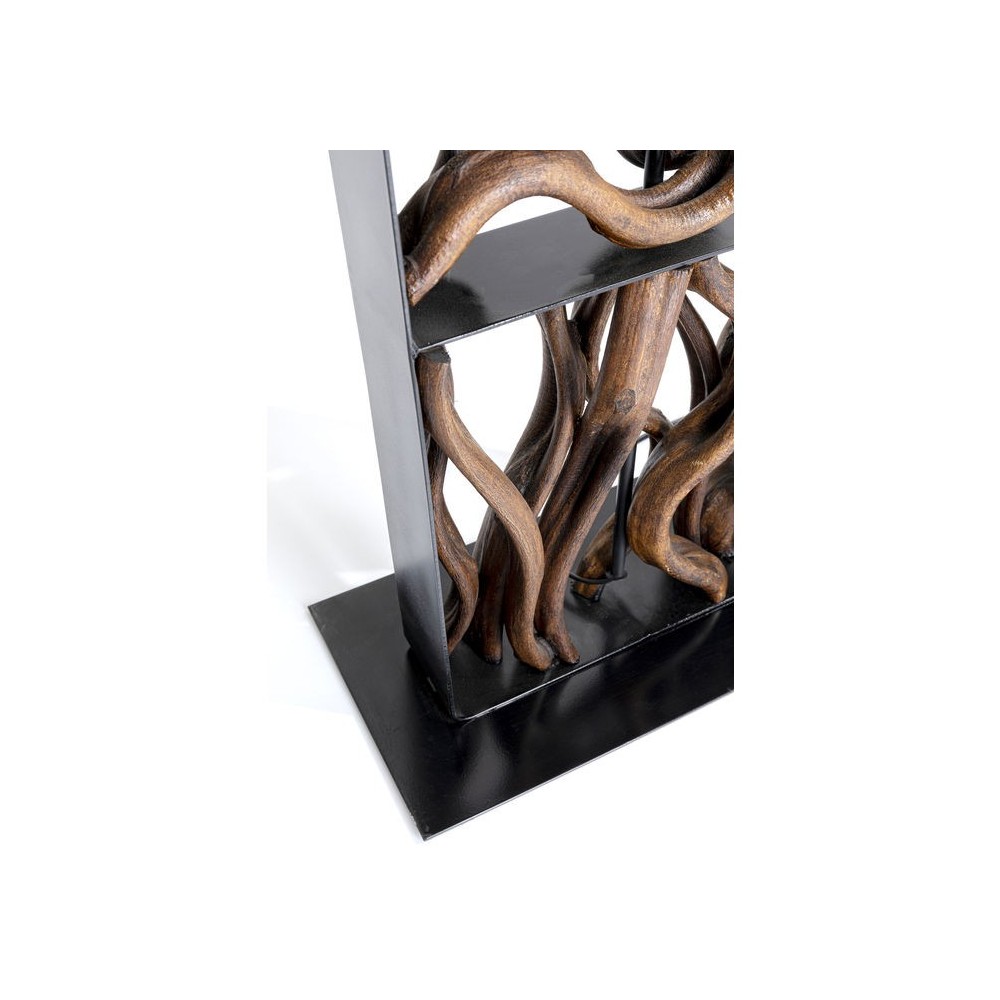 WAVE driftwood nature floor lamp