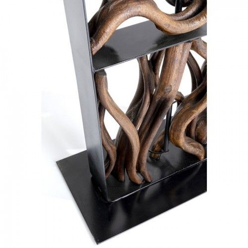 WAVE driftwood nature floor lamp