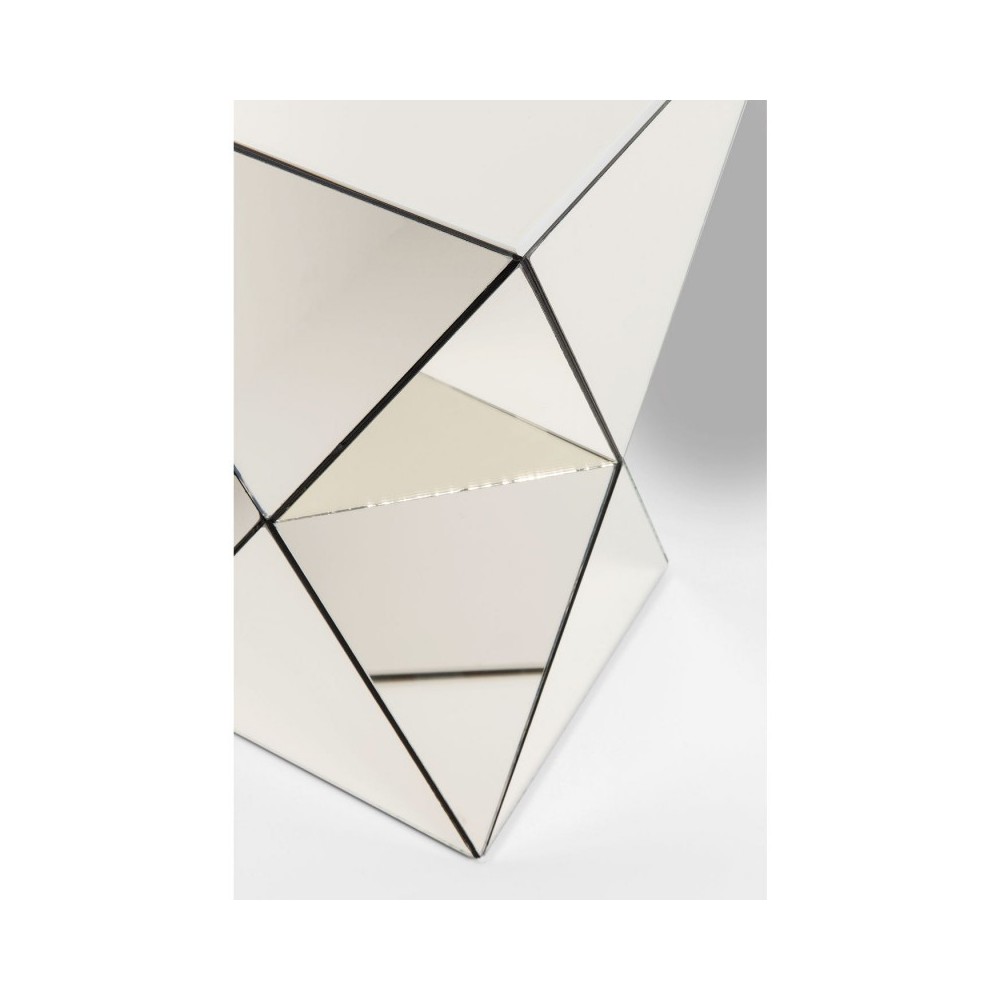 Table d'appoint triangle champagne LUXURY
