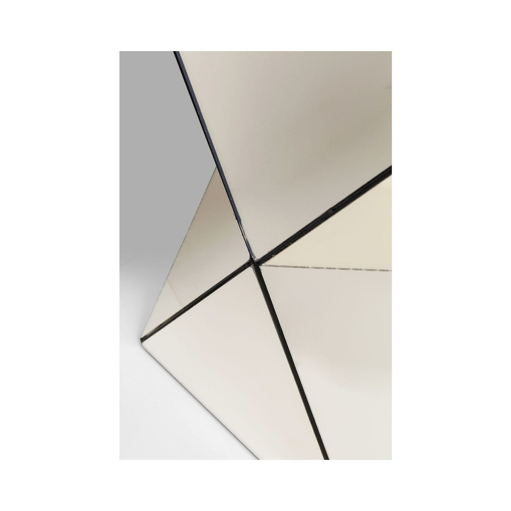Table d'appoint triangle champagne LUXURY