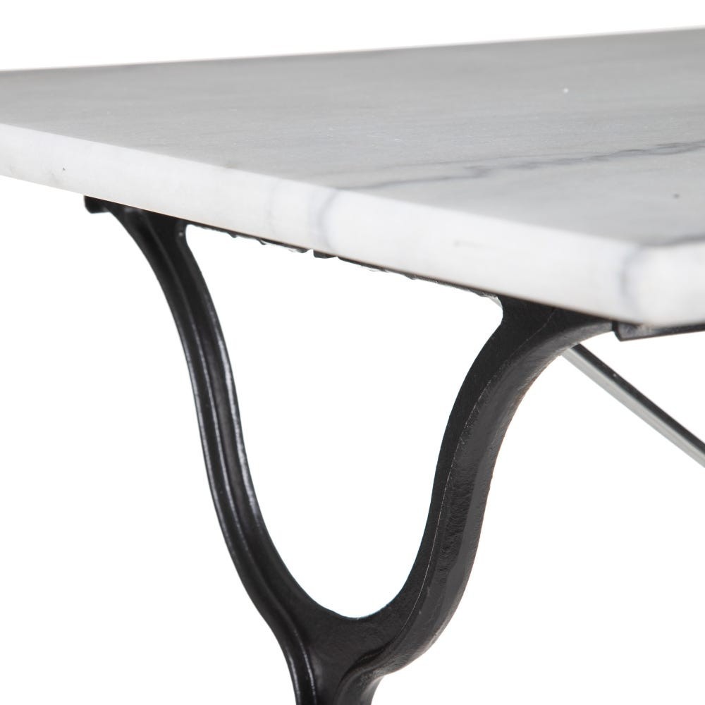 Rectangular marble bistro table 100 cm AXEL