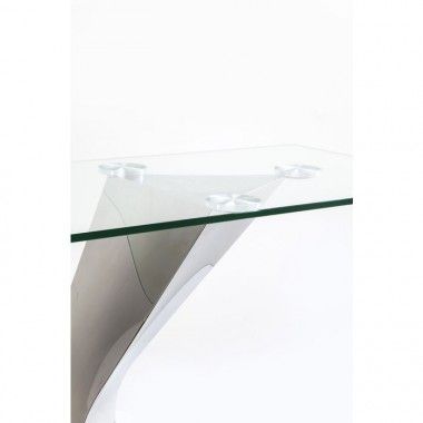 DESIGN GLORIA KARE DESIGN GLORIA AND CHROME CONSOLE