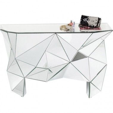 KARE Design PRISMA mirrored console table 126 cm