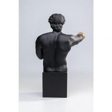 Statue schwarzer Mann goldene Boxhandschuhe BALBOA