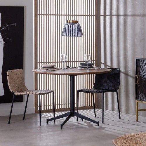 Rusto Rusto Black Oak Table de comedor Rustico