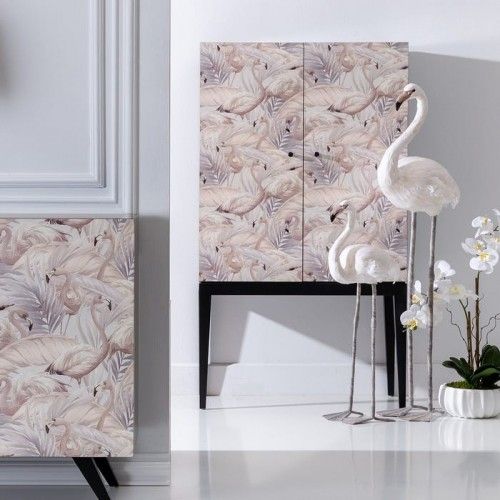 CABINET Kleiderschrank mit Flamenco-Print