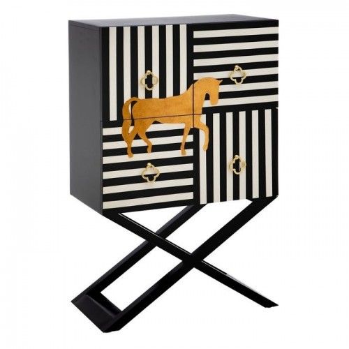 CABINET kledingkast met paardenprint