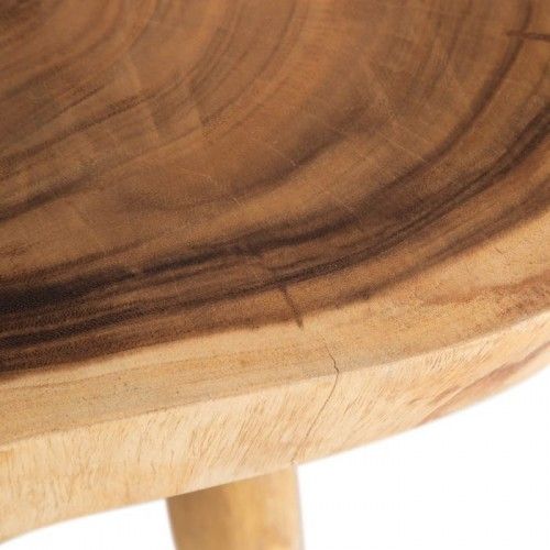 Mesa de centro de madera natural 70 cm ROJU