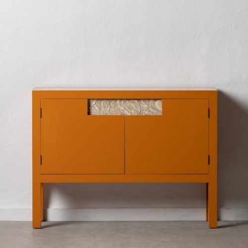 Pumpkin metal chest of drawers 3 drawers 2 doors SERESTI