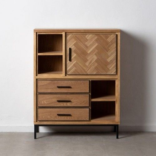 Dressoir essenhout/metaal MESA